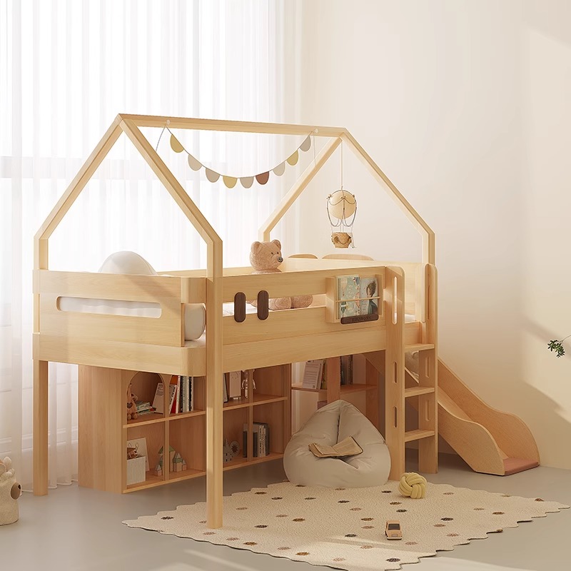Bunk bed slide single sale chi - Bunk Bed With Stairs And Slide ulasan dan harga