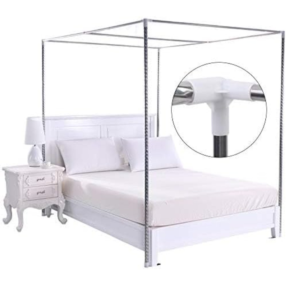 Stainless Steel Canopy Bed Fra - Canopy Bed Frame Metal Queen ulasan dan harga