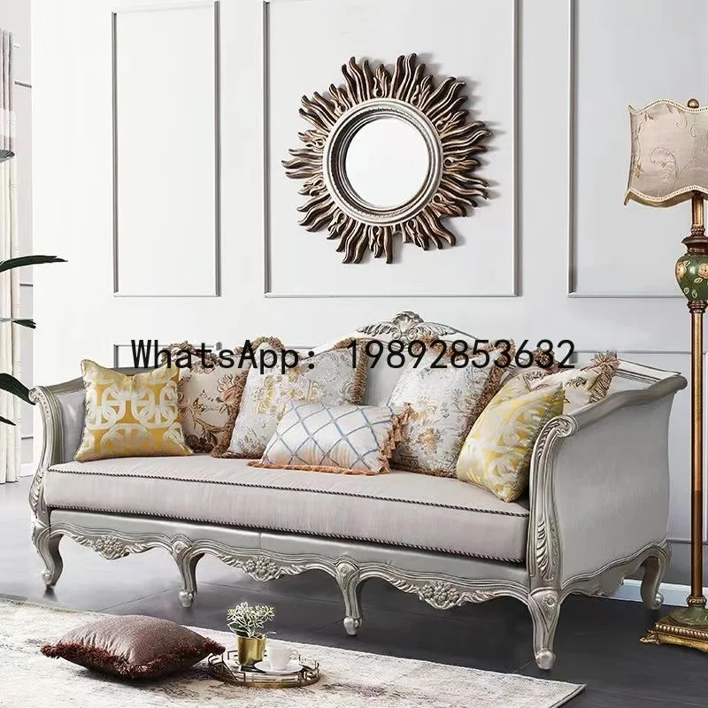 H5.15  all-solid wood sofa lea - Chairs ulasan dan harga