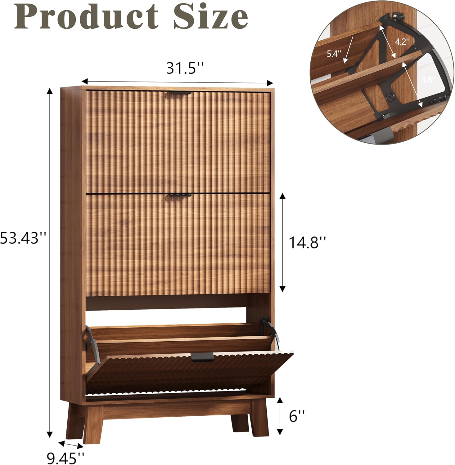 Entryway Shoe Cabinet Storage  - Shoe Rack Cabinet Narrow Entryway ulasan dan harga
