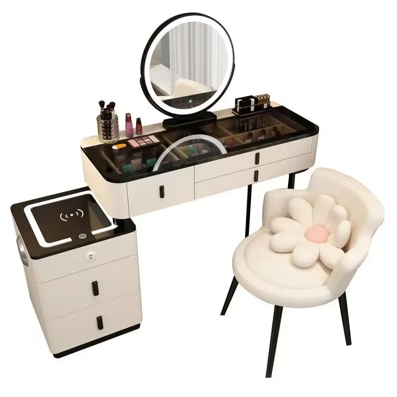 Modern Bedroom Furniture Dress - Dressing Table Vanity With Lighted Mirror ulasan dan harga